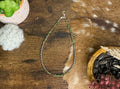 Turquoise & Sterling Silver Pearl Necklace – 16” + Extender Southwestern Layering