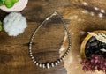 Graduated Sterling Silver Pearl Necklace – 18” Round Beads 4mm–14mm